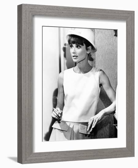 Paris When it Sizzles, Audrey Hepburn, 1964-null-Framed Photo