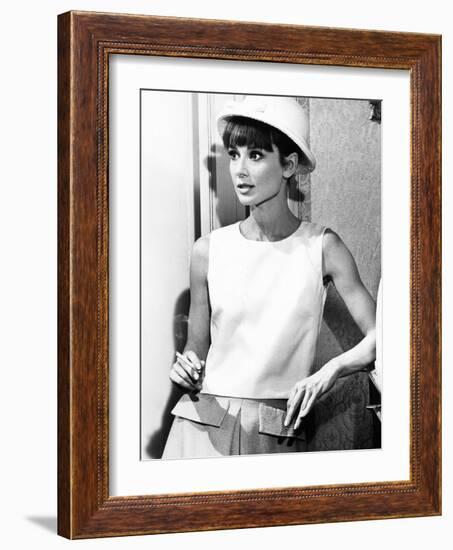 Paris When it Sizzles, Audrey Hepburn, 1964-null-Framed Photo