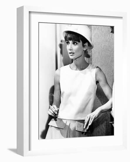 Paris When it Sizzles, Audrey Hepburn, 1964-null-Framed Photo