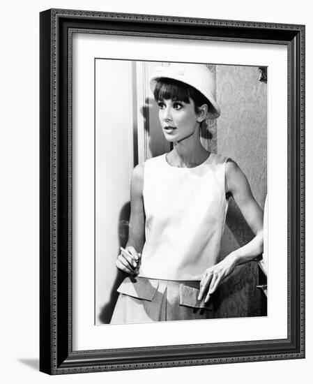 Paris When it Sizzles, Audrey Hepburn, 1964-null-Framed Photo