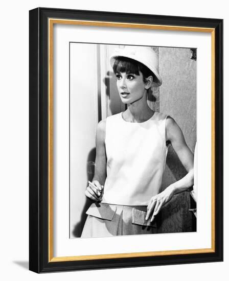 Paris When it Sizzles, Audrey Hepburn, 1964-null-Framed Photo