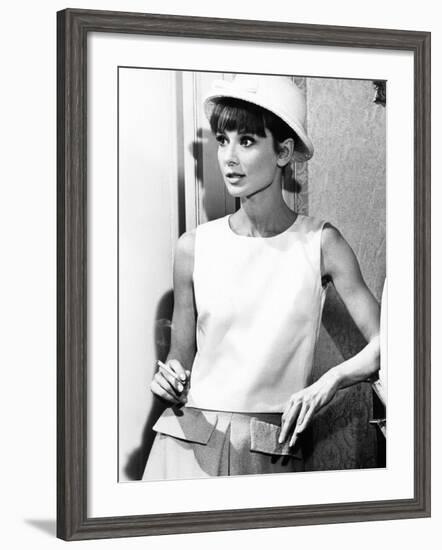 Paris When it Sizzles, Audrey Hepburn, 1964-null-Framed Photo