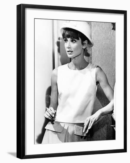 Paris When it Sizzles, Audrey Hepburn, 1964-null-Framed Photo