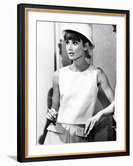 Paris When it Sizzles, Audrey Hepburn, 1964-null-Framed Photo