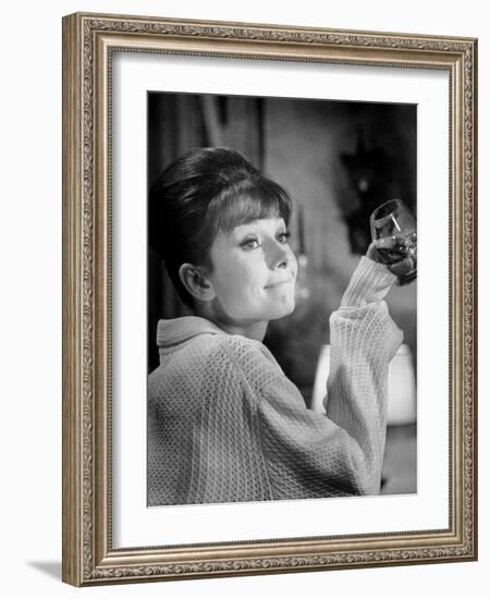 Paris When it Sizzles, Audrey Hepburn, 1964-null-Framed Photo