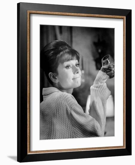 Paris When it Sizzles, Audrey Hepburn, 1964-null-Framed Photo