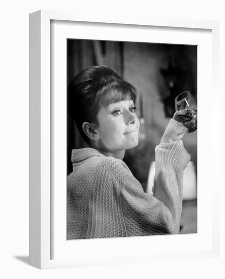 Paris When it Sizzles, Audrey Hepburn, 1964-null-Framed Photo