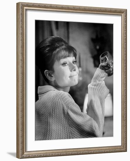 Paris When it Sizzles, Audrey Hepburn, 1964-null-Framed Photo