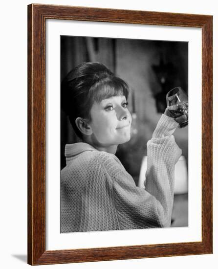 Paris When it Sizzles, Audrey Hepburn, 1964-null-Framed Photo