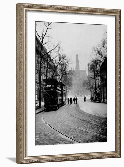 Paris, Which Occurred Victoria, Electric Trams-Brothers Seeberger-Framed Photographic Print