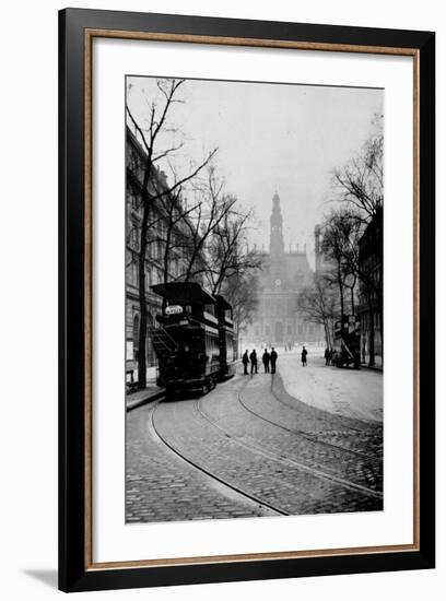 Paris, Which Occurred Victoria, Electric Trams-Brothers Seeberger-Framed Photographic Print