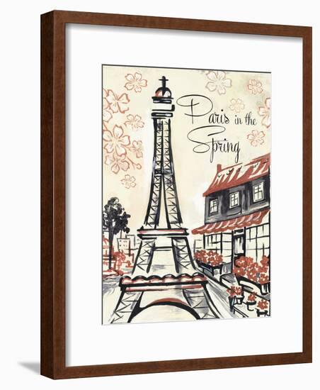 Paris Whimsy 1-Edith Lentz-Framed Premium Giclee Print