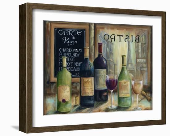 Paris Wine Tasting-Marilyn Dunlap-Framed Art Print