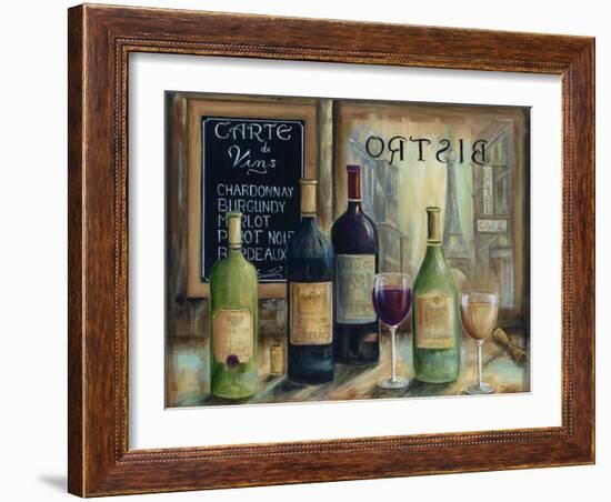 Paris Wine Tasting-Marilyn Dunlap-Framed Art Print