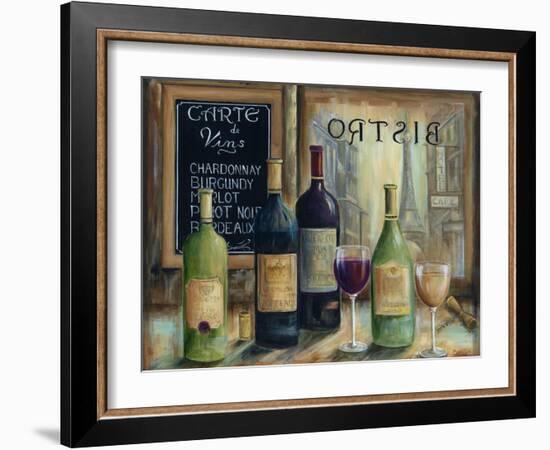 Paris Wine Tasting-Marilyn Dunlap-Framed Art Print