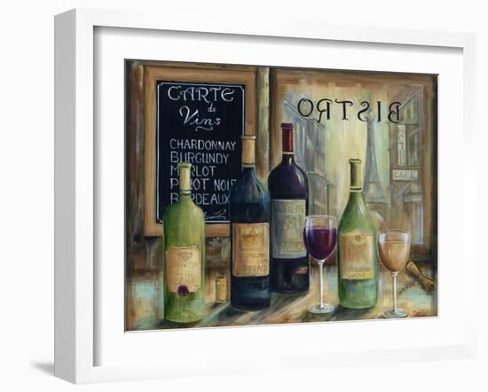 Paris Wine Tasting-Marilyn Dunlap-Framed Art Print