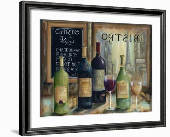 Paris Wine Tasting-Marilyn Dunlap-Framed Art Print