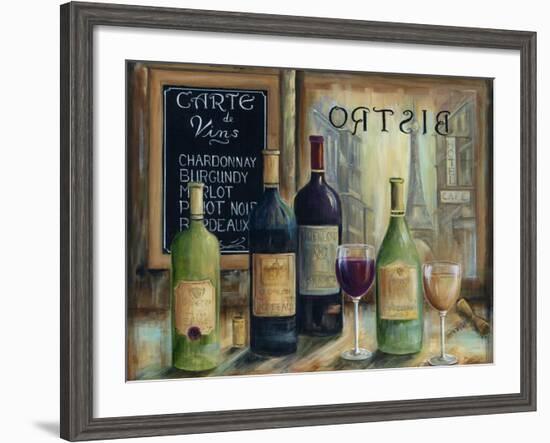 Paris Wine Tasting-Marilyn Dunlap-Framed Art Print