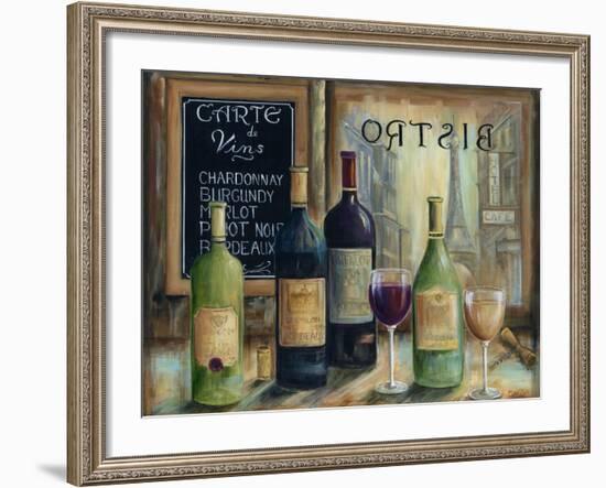 Paris Wine Tasting-Marilyn Dunlap-Framed Art Print