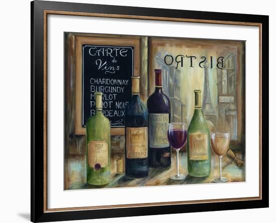 Paris Wine Tasting-Marilyn Dunlap-Framed Art Print