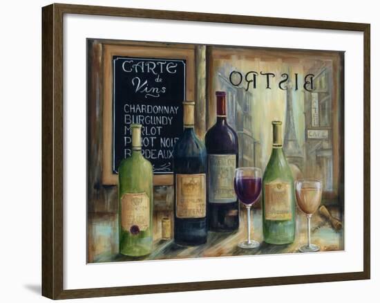 Paris Wine Tasting-Marilyn Dunlap-Framed Art Print