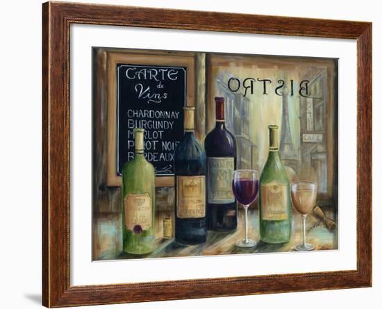 Paris Wine Tasting-Marilyn Dunlap-Framed Art Print