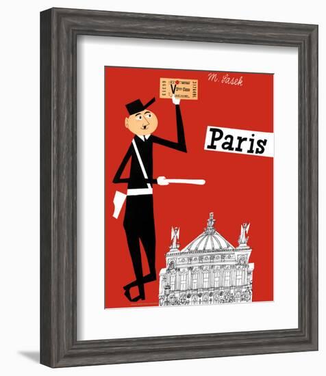 Paris-Miroslav Sasek-Framed Art Print