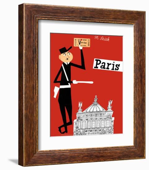 Paris-Miroslav Sasek-Framed Art Print