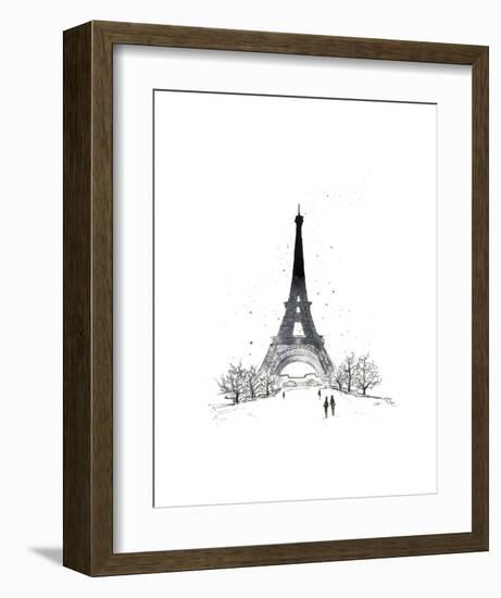 Paris-Jessica Durrant-Framed Art Print