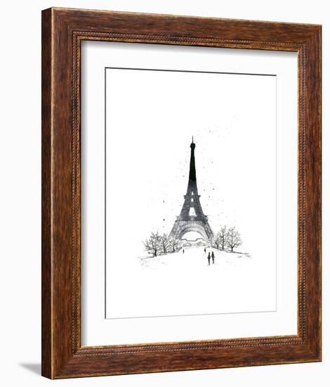 Paris-Jessica Durrant-Framed Art Print