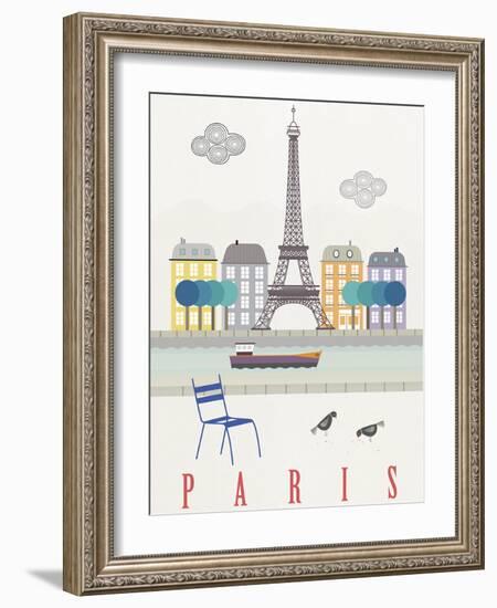 Paris-Sophie Ledesma-Framed Art Print