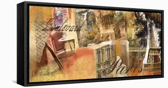 Paris-Tom Frazier-Framed Stretched Canvas
