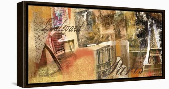 Paris-Tom Frazier-Framed Stretched Canvas