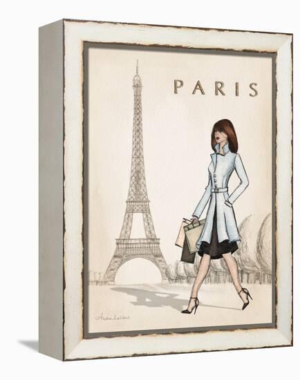 Paris-Andrea Laliberte-Framed Stretched Canvas