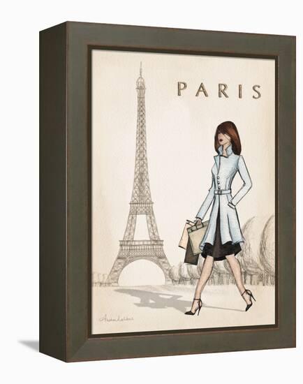 Paris-Andrea Laliberte-Framed Stretched Canvas