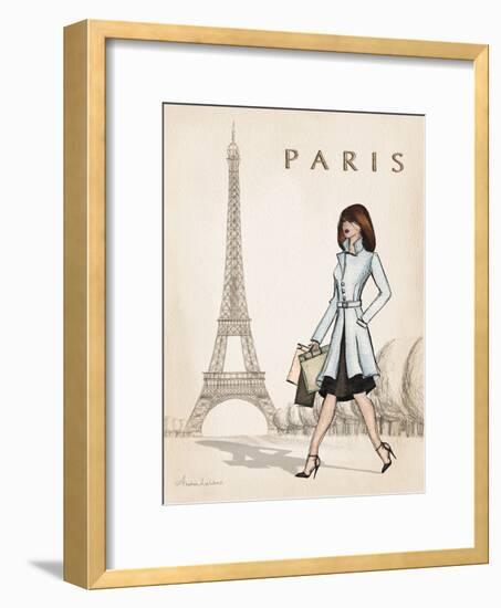 Paris-Andrea Laliberte-Framed Art Print