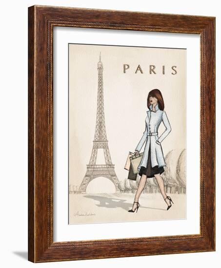 Paris-Andrea Laliberte-Framed Art Print