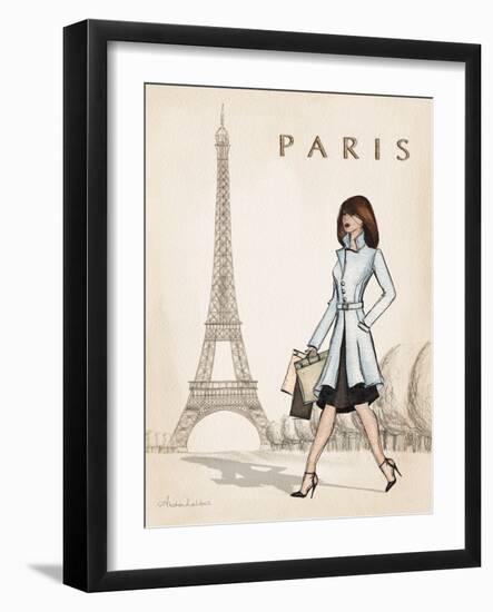 Paris-Andrea Laliberte-Framed Art Print