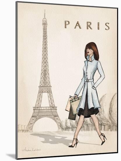 Paris-Andrea Laliberte-Mounted Art Print