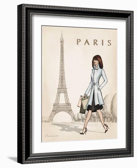 Paris-Andrea Laliberte-Framed Art Print