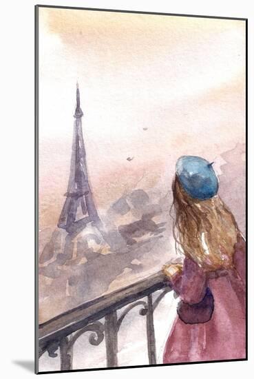 Paris-Irina Trzaskos Studio-Mounted Giclee Print