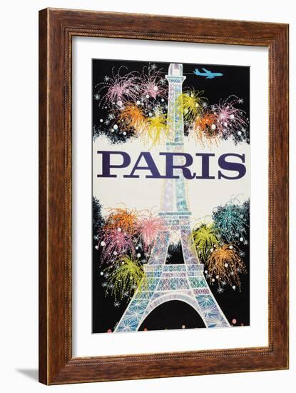 Paris-David Klein-Framed Art Print