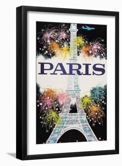 Paris-David Klein-Framed Art Print