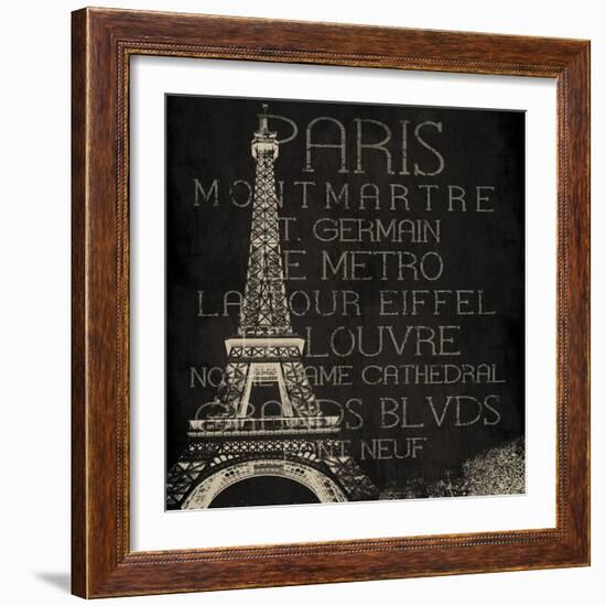 Paris-Jace Grey-Framed Art Print