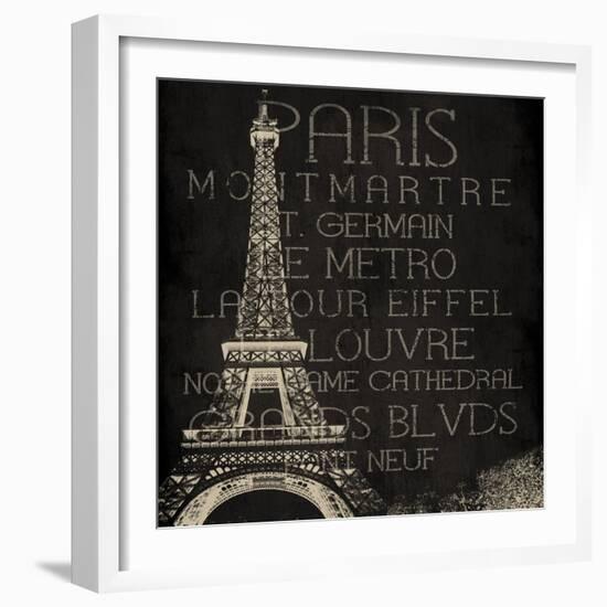 Paris-Jace Grey-Framed Art Print