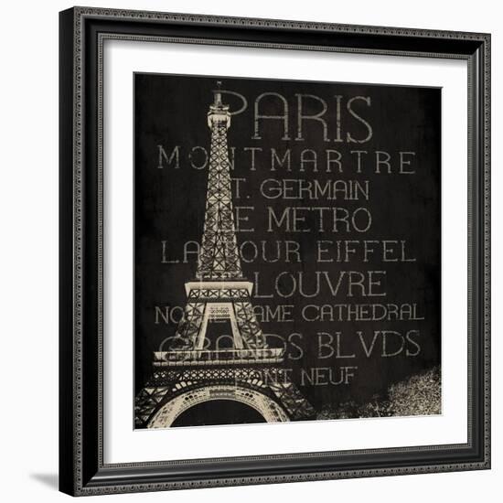 Paris-Jace Grey-Framed Art Print