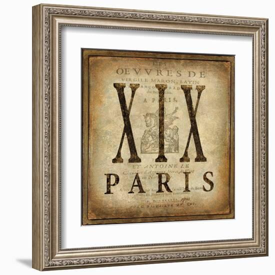 Paris-Oliver Jeffries-Framed Art Print