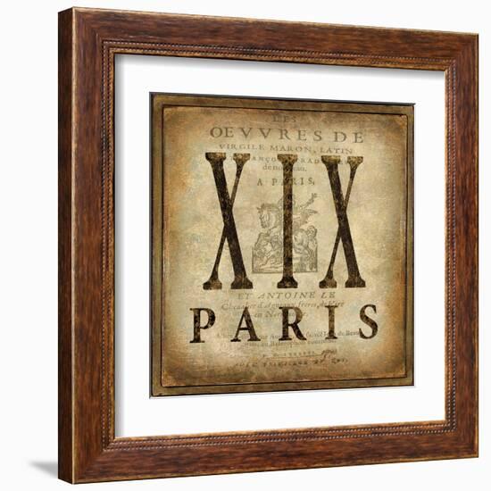 Paris-Oliver Jeffries-Framed Art Print