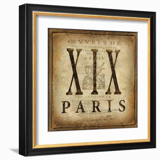 Paris-Oliver Jeffries-Framed Art Print