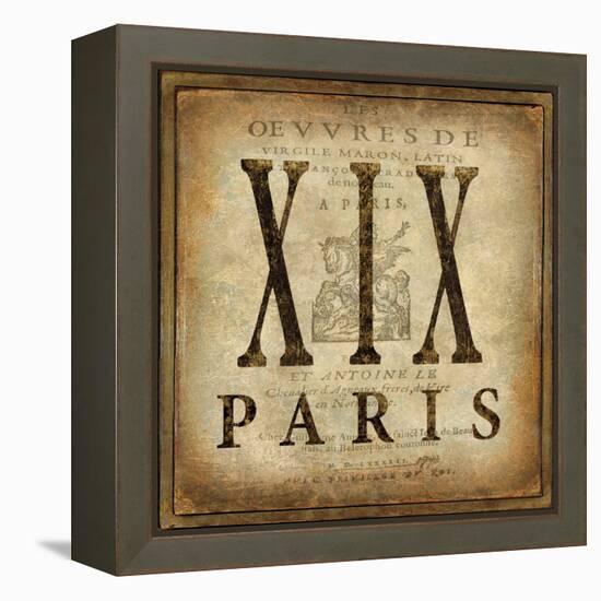 Paris-Oliver Jeffries-Framed Stretched Canvas